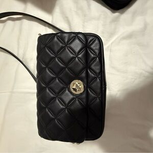 Kate Spade Black Quilted Crossbody Bag